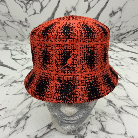 Doppelganger Wool Fisherman Hat Men's Kangol Burn OrangeBlack